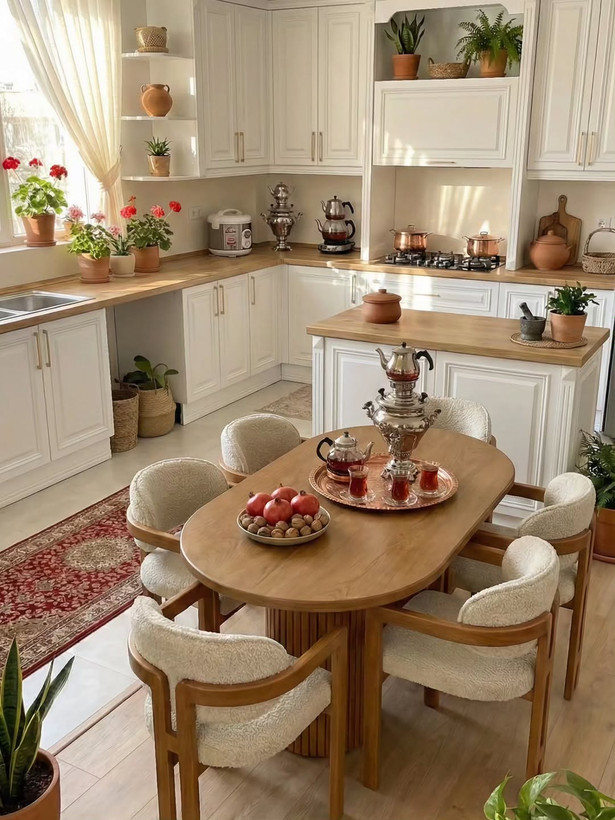 ست نهارخوری مدل H چوبی